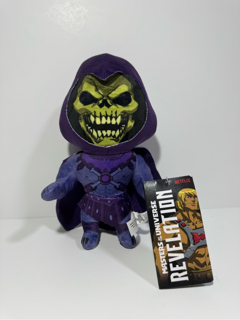 Masters of the Universe Revelation Skeletor Plush - Purple 8”